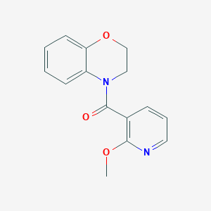 4-[(2-methoxy-3-pyridinyl)carbonyl]-3,4-dihydro-2H-1,4-benzoxazine