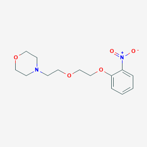 molecular formula C14H20N2O5 B5124192 4-{2-[2-(2-nitrophenoxy)ethoxy]ethyl}morpholine 