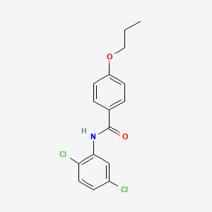 molecular formula C16H15Cl2NO2 B5124213 N-(2,5-dichlorophenyl)-4-propoxybenzamide 