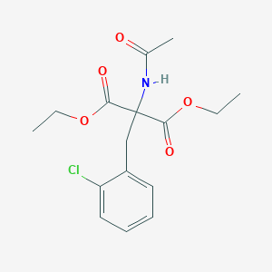 diethyl (acetylamino)(2-chlorobenzyl)malonate