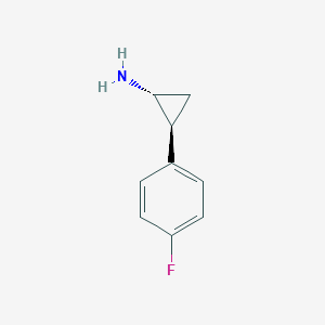 B051243 (1R,2S)-2-(4-fluorophenyl)cyclopropan-1-amine CAS No. 113516-71-5