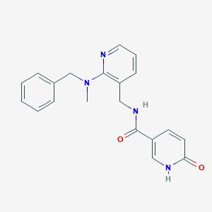 N-({2-[benzyl(methyl)amino]-3-pyridinyl}methyl)-6-hydroxynicotinamide