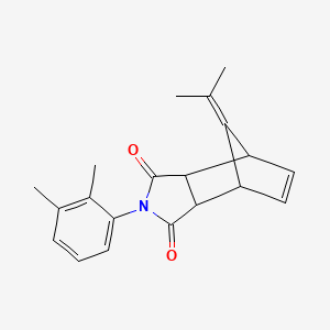 molecular formula C20H21NO2 B5124420 4-(2,3-dimethylphenyl)-10-(1-methylethylidene)-4-azatricyclo[5.2.1.0~2,6~]dec-8-ene-3,5-dione 