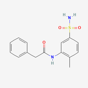 N-[5-(aminosulfonyl)-2-methylphenyl]-2-phenylacetamide