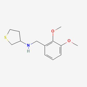 molecular formula C13H19NO2S B5124502 (2,3-dimethoxybenzyl)tetrahydro-3-thienylamine 