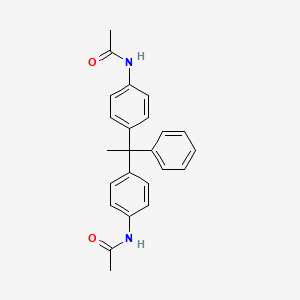 N,N'-[(1-phenyl-1,1-ethanediyl)di-4,1-phenylene]diacetamide