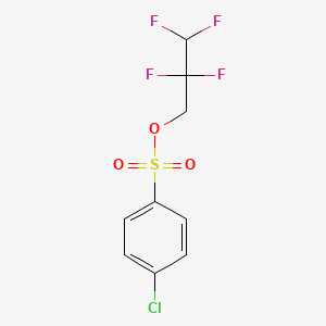 molecular formula C9H7ClF4O3S B5124709 2,2,3,3-tetrafluoropropyl 4-chlorobenzenesulfonate CAS No. 85459-24-1
