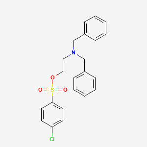 molecular formula C22H22ClNO3S B5124757 2-(dibenzylamino)ethyl 4-chlorobenzenesulfonate 