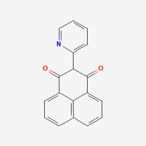 molecular formula C18H11NO2 B5124772 2-(2-pyridinyl)-1H-phenalene-1,3(2H)-dione CAS No. 94318-98-6