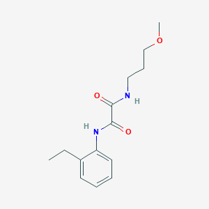 N-(2-ethylphenyl)-N'-(3-methoxypropyl)ethanediamide