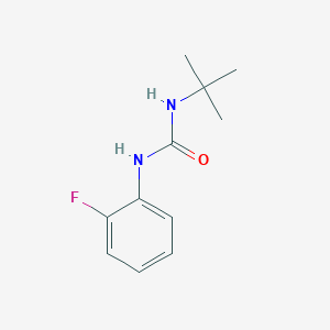 molecular formula C11H15FN2O B5124819 N-(tert-butyl)-N'-(2-fluorophenyl)urea 