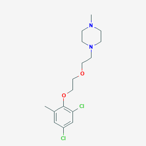 molecular formula C16H24Cl2N2O2 B5124989 1-{2-[2-(2,4-dichloro-6-methylphenoxy)ethoxy]ethyl}-4-methylpiperazine 