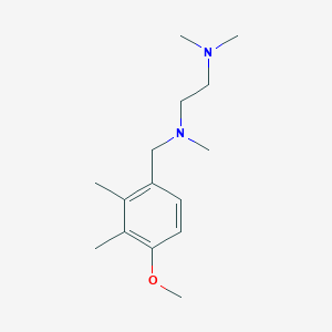 molecular formula C15H26N2O B5125024 N-(4-methoxy-2,3-dimethylbenzyl)-N,N',N'-trimethyl-1,2-ethanediamine 