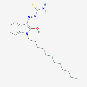 molecular formula C21H32N4OS B512503 1-dodecyl-1H-indole-2,3-dione 3-thiosemicarbazone 