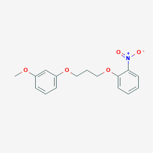 molecular formula C16H17NO5 B5125209 1-[3-(3-methoxyphenoxy)propoxy]-2-nitrobenzene 