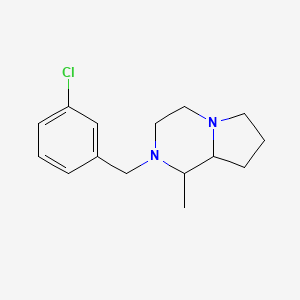 molecular formula C15H21ClN2 B5125232 2-(3-chlorobenzyl)-1-methyloctahydropyrrolo[1,2-a]pyrazine 