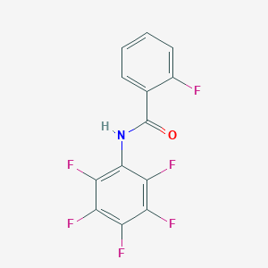 molecular formula C13H5F6NO B5125255 2-fluoro-N-(pentafluorophenyl)benzamide 