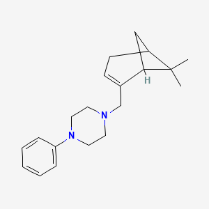 1-[(6,6-dimethylbicyclo[3.1.1]hept-2-en-2-yl)methyl]-4-phenylpiperazine