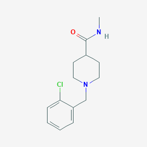 molecular formula C14H19ClN2O B5125576 1-(2-chlorobenzyl)-N-methyl-4-piperidinecarboxamide 