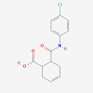 6-{[(4-chlorophenyl)amino]carbonyl}-3-cyclohexene-1-carboxylic acid