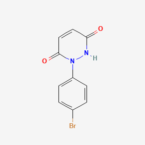 molecular formula C10H7BrN2O2 B5125989 2-(4-bromophenyl)-6-hydroxy-3(2H)-pyridazinone CAS No. 5435-32-5