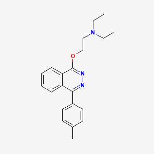 molecular formula C21H25N3O B5126030 N,N-diethyl-2-{[4-(4-methylphenyl)-1-phthalazinyl]oxy}ethanamine 