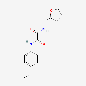 molecular formula C15H20N2O3 B5126085 N-(4-ethylphenyl)-N'-(tetrahydro-2-furanylmethyl)ethanediamide 