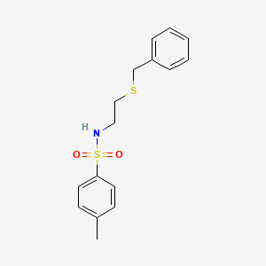 N-[2-(benzylthio)ethyl]-4-methylbenzenesulfonamide