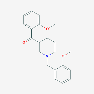 molecular formula C21H25NO3 B5126460 [1-(2-methoxybenzyl)-3-piperidinyl](2-methoxyphenyl)methanone 