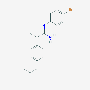 molecular formula C19H23BrN2 B512657 N-(4-bromophenyl)-2-(4-isobutylphenyl)propanimidamide CAS No. 352553-30-1
