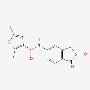 molecular formula C15H14N2O3 B5126682 2,5-dimethyl-N-(2-oxo-2,3-dihydro-1H-indol-5-yl)-3-furamide 