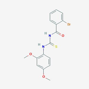 2-bromo-N-{[(2,4-dimethoxyphenyl)amino]carbonothioyl}benzamide