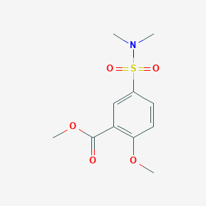 molecular formula C11H15NO5S B5126855 methyl 5-[(dimethylamino)sulfonyl]-2-methoxybenzoate CAS No. 115175-24-1