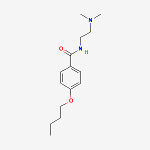 molecular formula C15H24N2O2 B5127005 4-butoxy-N-[2-(dimethylamino)ethyl]benzamide 