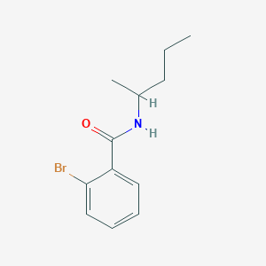 molecular formula C12H16BrNO B5127024 2-bromo-N-(1-methylbutyl)benzamide CAS No. 349136-54-5