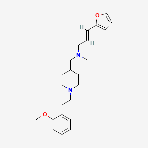 (2E)-3-(2-furyl)-N-({1-[2-(2-methoxyphenyl)ethyl]-4-piperidinyl}methyl)-N-methyl-2-propen-1-amine