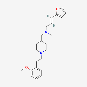 molecular formula C23H32N2O2 B5127108 (2E)-3-(2-furyl)-N-({1-[2-(2-methoxyphenyl)ethyl]-4-piperidinyl}methyl)-N-methyl-2-propen-1-amine 