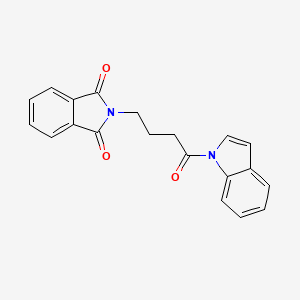 molecular formula C20H16N2O3 B5127197 2-[4-(1H-indol-1-yl)-4-oxobutyl]-1H-isoindole-1,3(2H)-dione 