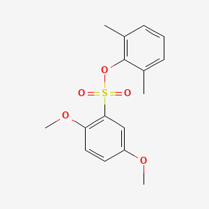 molecular formula C16H18O5S B5127297 2,6-dimethylphenyl 2,5-dimethoxybenzenesulfonate 