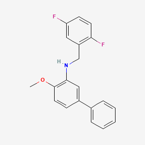 molecular formula C20H17F2NO B5127321 (2,5-difluorobenzyl)(4-methoxy-3-biphenylyl)amine 