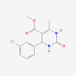 methyl 4-(3-chlorophenyl)-6-methyl-2-oxo-1,2,3,4-tetrahydro-5-pyrimidinecarboxylate