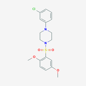 1-(3-Chlorophenyl)-4-[(2,5-dimethoxyphenyl)sulfonyl]piperazine