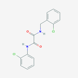 molecular formula C15H12Cl2N2O2 B5127606 N-(2-chlorobenzyl)-N'-(2-chlorophenyl)ethanediamide 