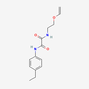 molecular formula C14H18N2O3 B5127639 N-(4-ethylphenyl)-N'-[2-(vinyloxy)ethyl]ethanediamide 