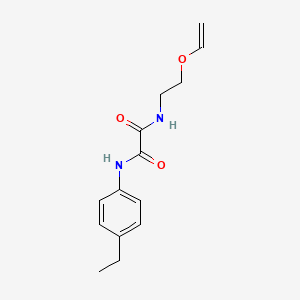 N-(2-ethenoxyethyl)-N'-(4-ethylphenyl)oxamide