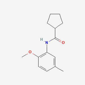 N-(2-methoxy-5-methylphenyl)cyclopentanecarboxamide
