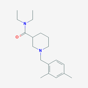 molecular formula C19H30N2O B5127704 1-(2,4-dimethylbenzyl)-N,N-diethyl-3-piperidinecarboxamide 