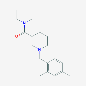 molecular formula C19H30N2O B5127704 1-[(2,4-dimethylphenyl)methyl]-N,N-diethylpiperidine-3-carboxamide 