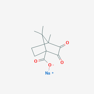 sodium 4,7,7-trimethyl-2,3-dioxobicyclo[2.2.1]heptane-1-carboxylate