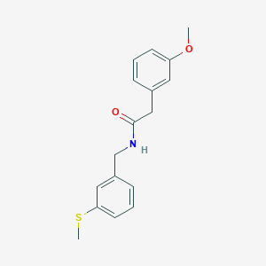 2-(3-methoxyphenyl)-N-[3-(methylthio)benzyl]acetamide